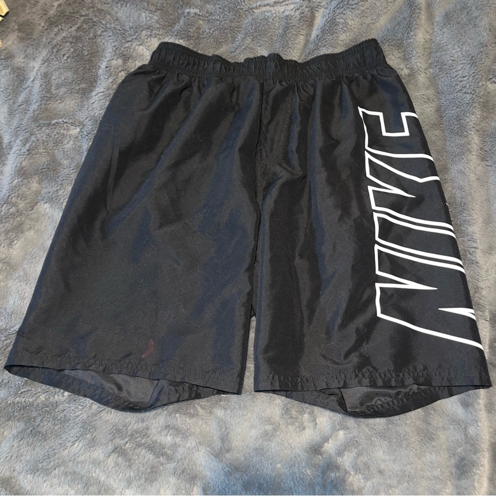 Nike Black Athletic Shorts Lightweight Mesh With Back Pocket - Size Small